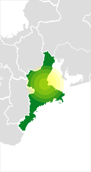 スタンダード家庭教師サービス 三重の地図