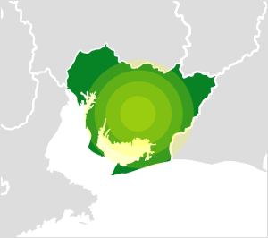 スタンダード家庭教師サービス 三河の地図