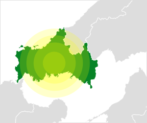 スタンダード家庭教師サービス 山口の地図
